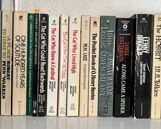Huge Library: Shop the book collection of a retired English teacher.