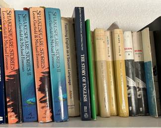 Huge Library: Shop the book collection of a retired English teacher.