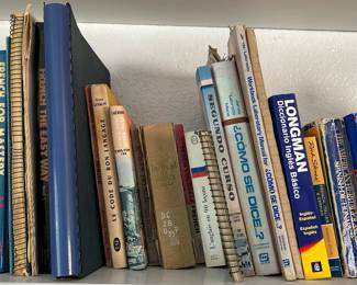 Huge Library: Shop the book collection of a retired English teacher.