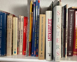 Huge Library: Shop the book collection of a retired English teacher.