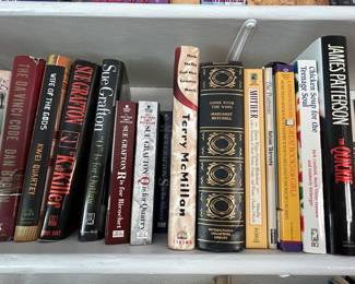 Huge Library: Shop the book collection of a retired English teacher.