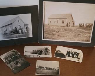 Antique Farm Photo Lot