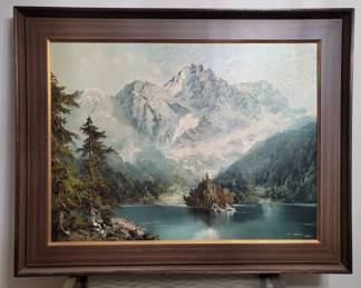 Oil Painting on Viktoria Maltuch German Canvas