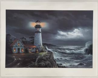 Jesse Barnes Signed The Light Keeper Print