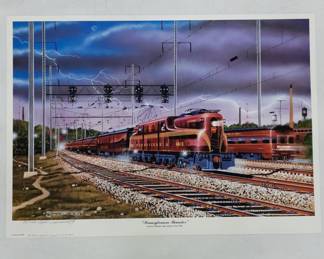 Robert West Signed Pennsylvania Thunder Print