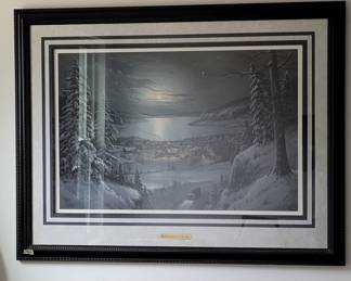 Jesse Barnes Signed/Framed Reflections of the Past