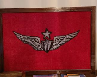 US Army Senior Aviator Framed Floormat