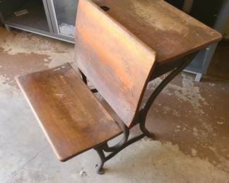 Antique School Desk