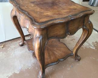 Wood End Table