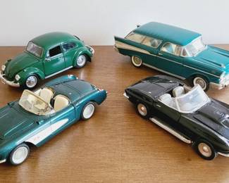 1/24 Scale Die Cast Car Lot of 4