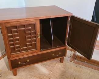 Japanese Styled Vinyl Record Cabinet