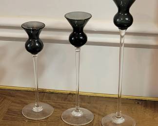 Balloon Glass for Spirits Hand Blown Smoke Glass
