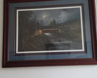 Jesse Barnes Signed/Framed Bridge to the Past