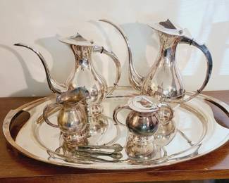 MCM Silver Tea/Coffee Service Set