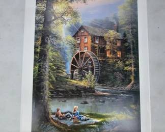 Jesse Barnes Signed Afternoon Leisure Print