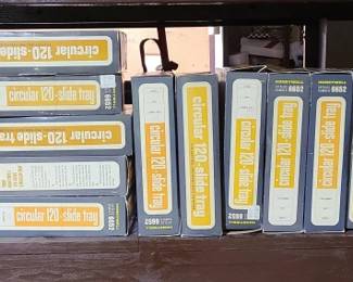 Honeywell Circular Slide Trays Full of slides