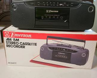 Emerson AM/FM Cassette Recorder