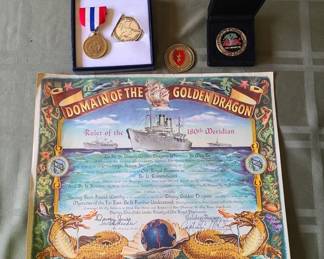 US Army Military Coins w/Certificate