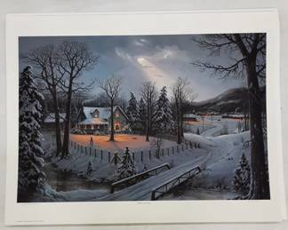 Jesse Barnes Signed Holiday Homecoming Print