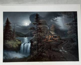 Jesse Barnes Signed Harmony With Nature Print