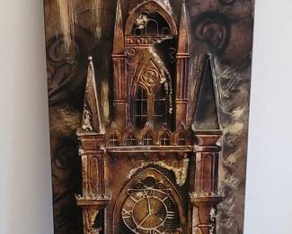 Church Metal Wall Art 10x25