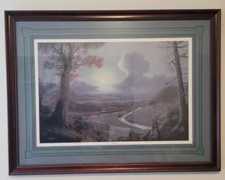 Jesse Barnes Signed & Framed Distant Lights