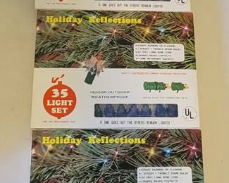 Blue Reflective Christmas Light Sets