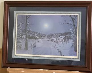 Jesse Barnes Signed Starlight in December Print
