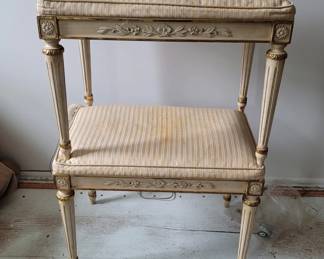 Louis XVI Styled Benches Lot of 2