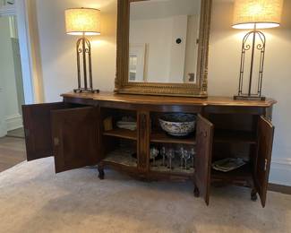 Large enfilade with parquet inlay.
