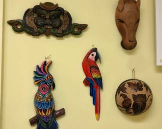 Colorful wall decor