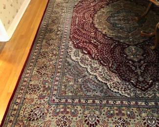 Newer Indian wool rug - 8 x 11 ft. (97” x 130”)