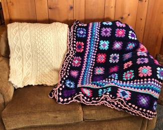 Crocheted afghans