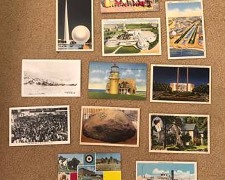 A sampling of the vintage postcards