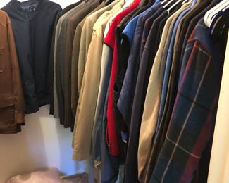 Men’s clothing - brands include Brooks Bros., Roundtree & Yorke, Izod & more (size large)