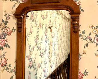 Antique Eastlake mirror (17” x 31”)