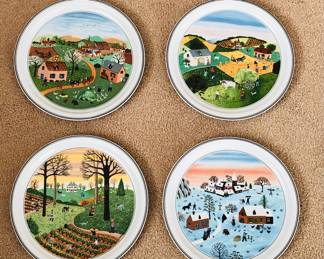 Villeroy & Boch “The Four Seasons” plates
