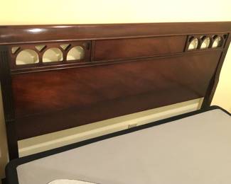 Vintage mahogany headboard - full/double size (no side rails)