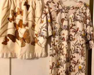 Butterfly apron, Design House apron with woodland creatures