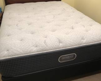 Queen size Beautyrest Silver Vanderbilt Collection mattress & box spring - clean!