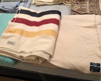 Wool blankets by L.L. Bean & Pendleton for Lands‘ End