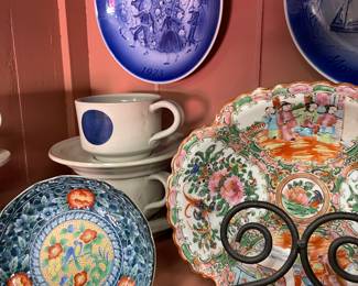 Vintage coffee cups and saucers