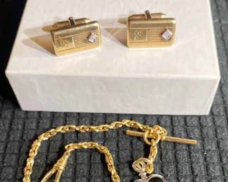 Watch Chain And Cufflinks