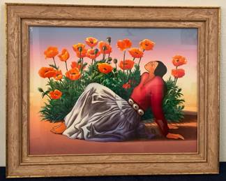 RC GormanWoman With Poppies