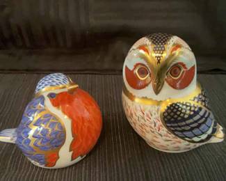 Royal Crown Derby Owl Bird
