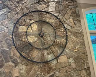 . . . large wall clock