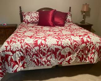 . . . king bed and mattress set
