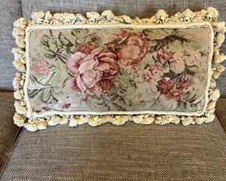 . . . needlepoint pillow