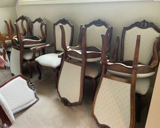 . . . extra formal dining chairs