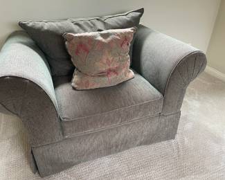 . . . cute accent chair in gray